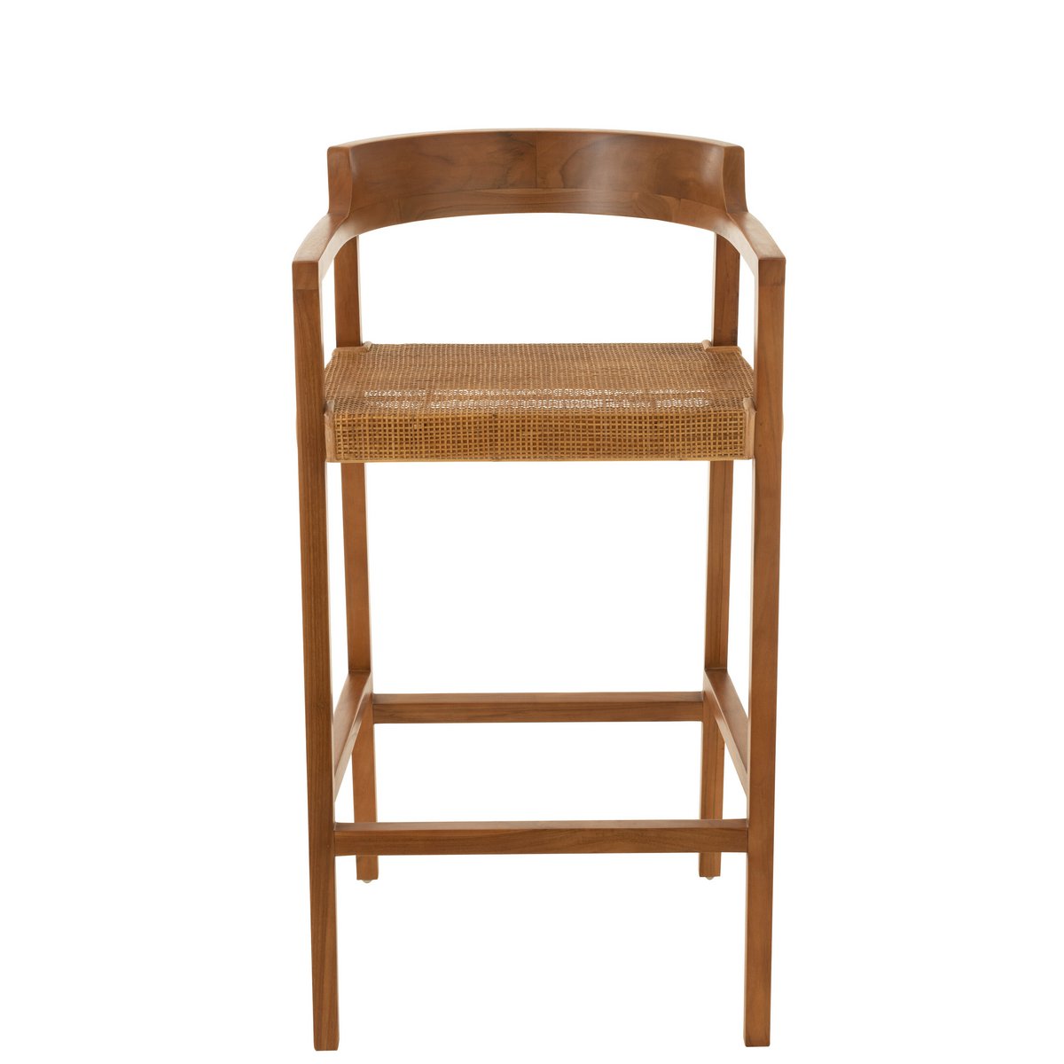 Sgabello da bar Emma in teak marrone J-Line