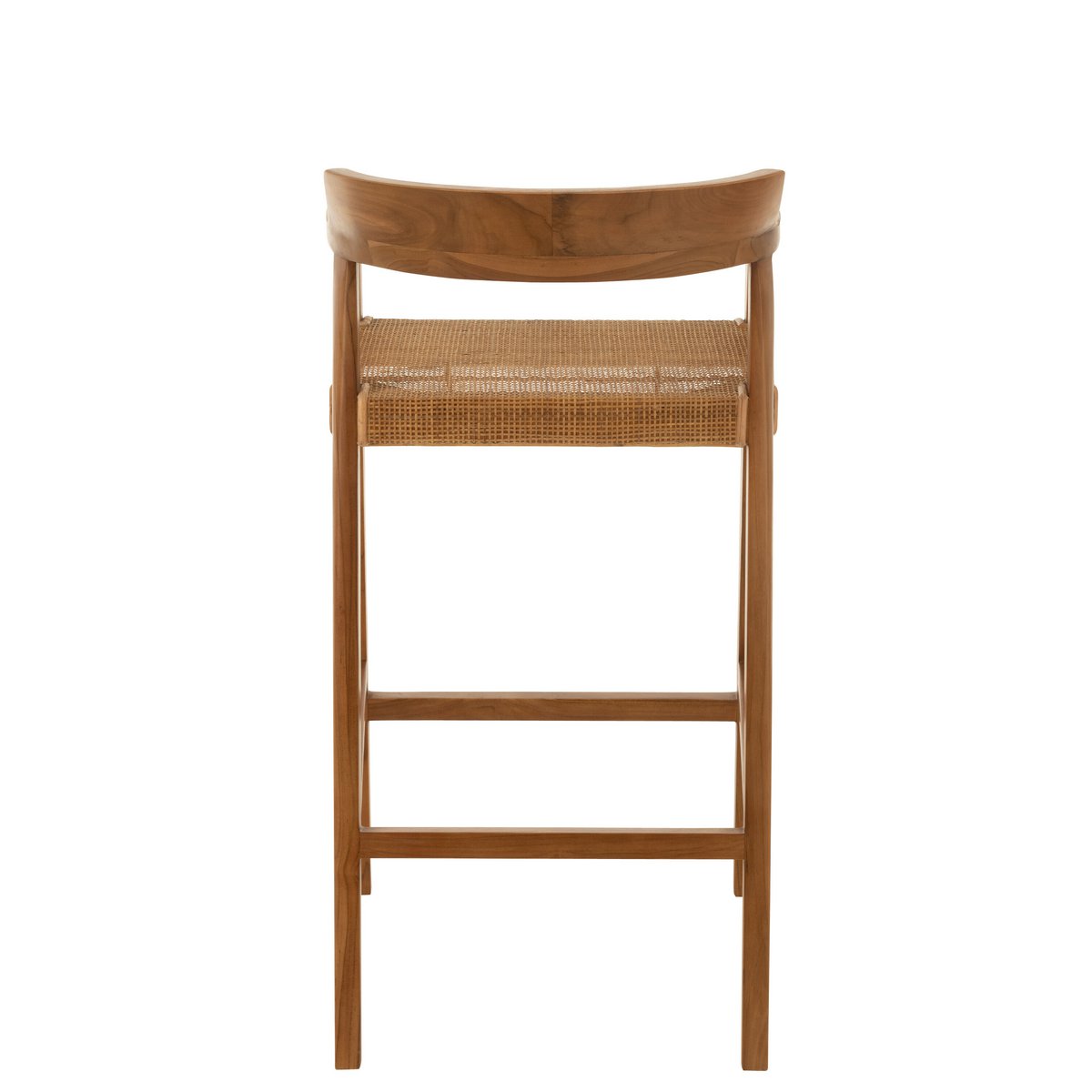 Sgabello da bar Emma in teak marrone J-Line