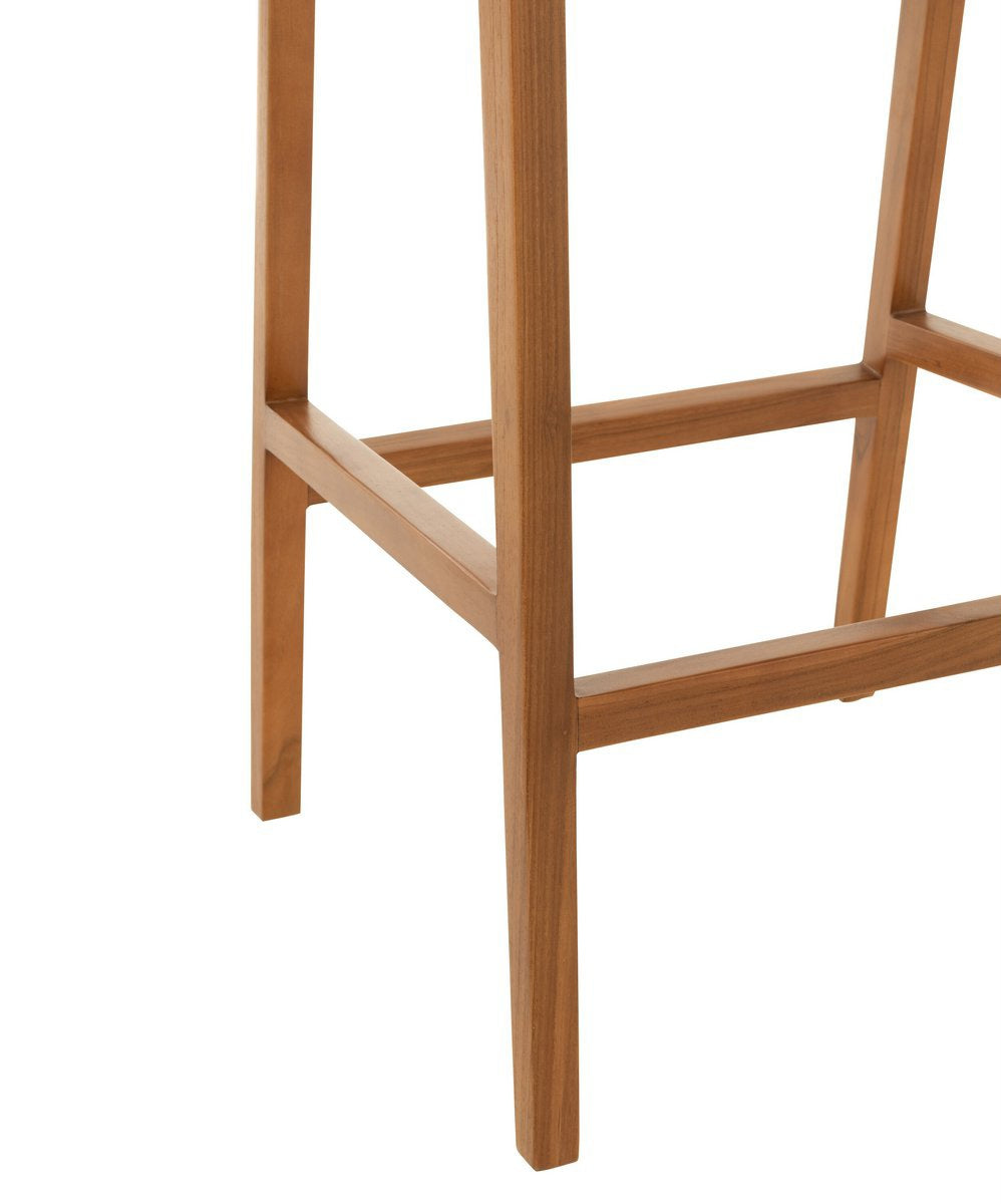 Sgabello da bar Emma in teak marrone J-Line