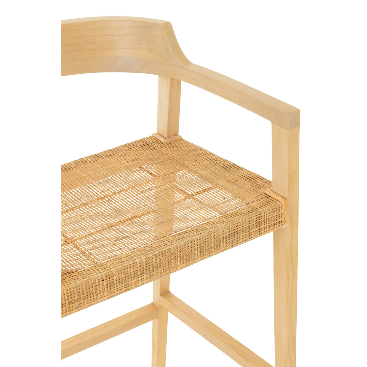 Sgabello da bar Emma Teak Naturale J-Line