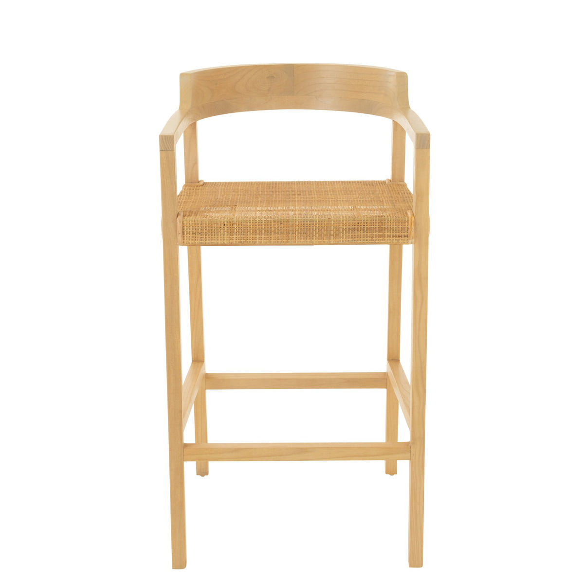 Sgabello da bar Emma Teak Naturale J-Line