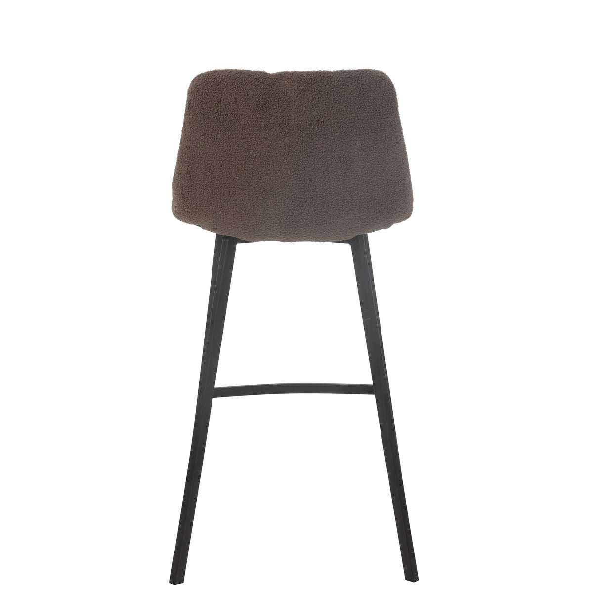 Sgabello da bar Kent Metallo/Poliestere Marrone J-Line