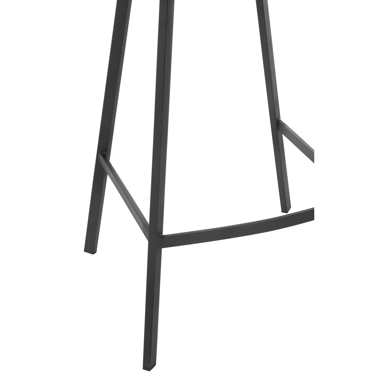 Sgabello da bar Kent Metallo/Poliestere Marrone J-Line
