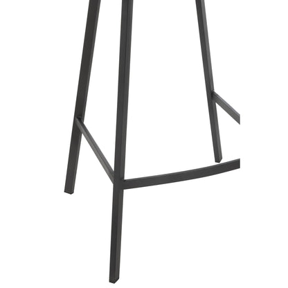Sgabello da bar Kent Metallo/Poliestere Marrone J-Line