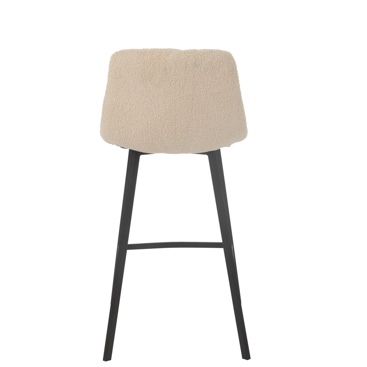 Sgabello da bar Kent Metallo/Poliestere Bianco J-Line