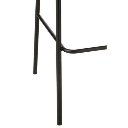 Sgabello da bar Lone Multistrato/Metallo Marrone/Beige J-Line