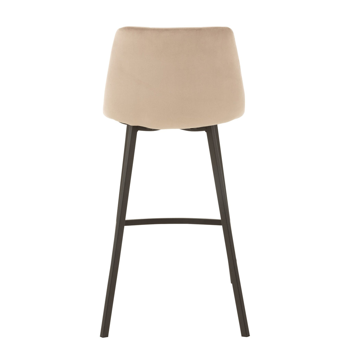Sgabello da bar Olivier Tessuto/Metallo Beige