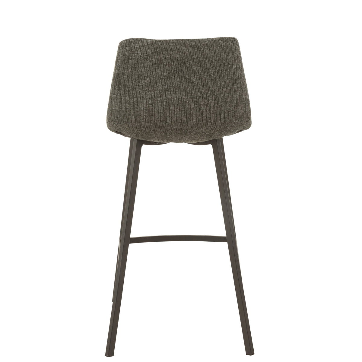 Sgabello da bar Stephane Tessuto/Metallo Grigio scuro – J-Line