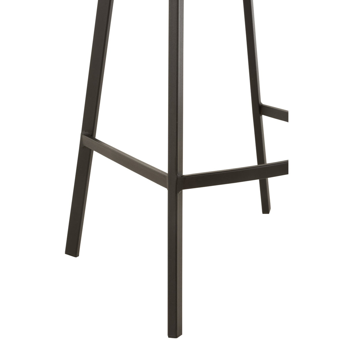 Sgabello da bar Stephane Tessuto/Metallo Grigio scuro – J-Line