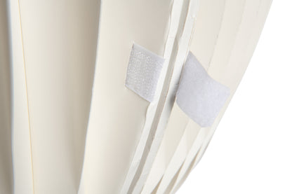 Bartafel Vouwbaar Papier Gebroken Wit Dia 70cmxH110cm J-Line - Bartafel - J-Line - livinglovely.nl