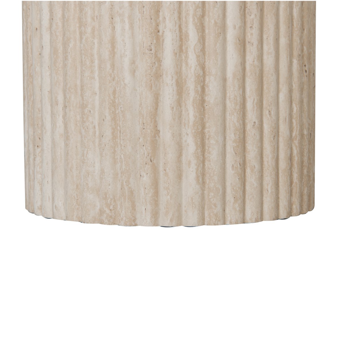Bijzettafel Craft Travertijn Ø50cm - Pole To Pole - Bijzettafel - Pole To Pole - livinglovely.nl