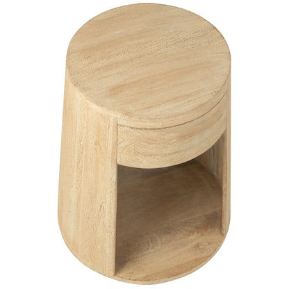 Bijzettafel Drawn Mango Hout/Mdf Naturel J-Line