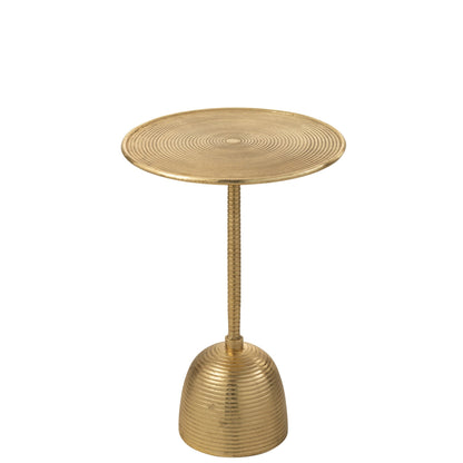 Tavolino Lera Alluminio Oro J-Line