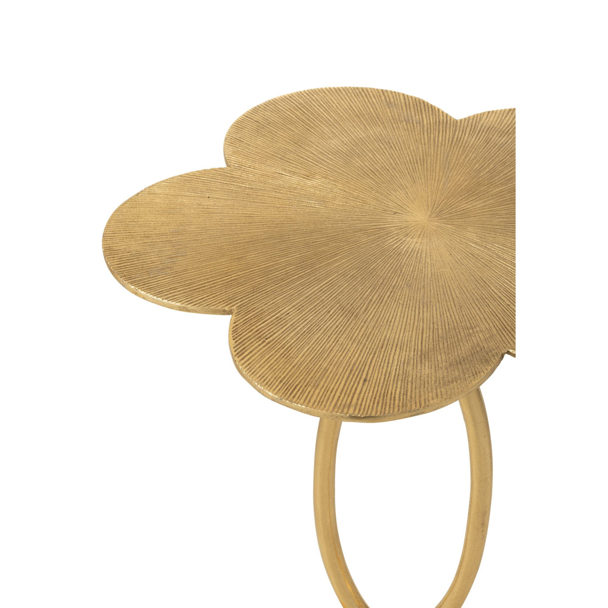 Tavolino Tiana Alluminio Oro J-Line