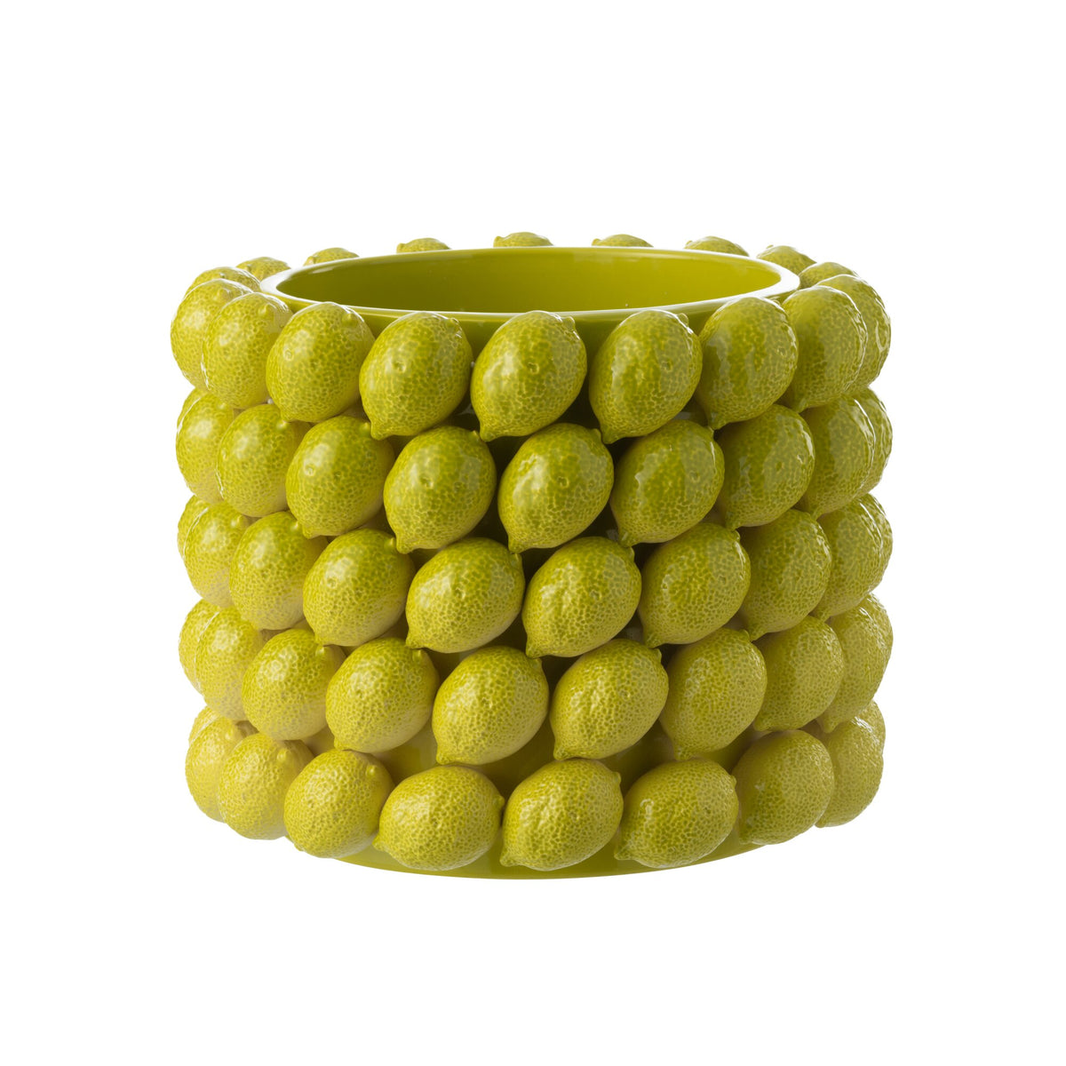 Vaso da fiori Limone Ceramica Verde Extra Large J-Line