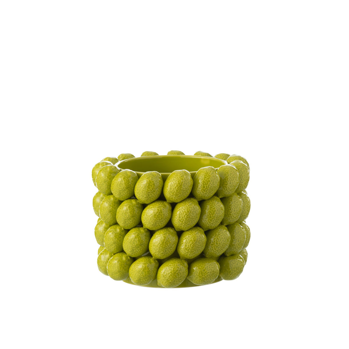 Vaso da fiori Limone Ceramica Verde Large J-line