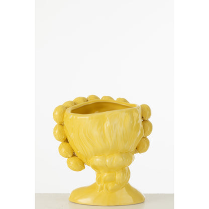 Vaso da fiori Limone Ceramica Verde Large J-line