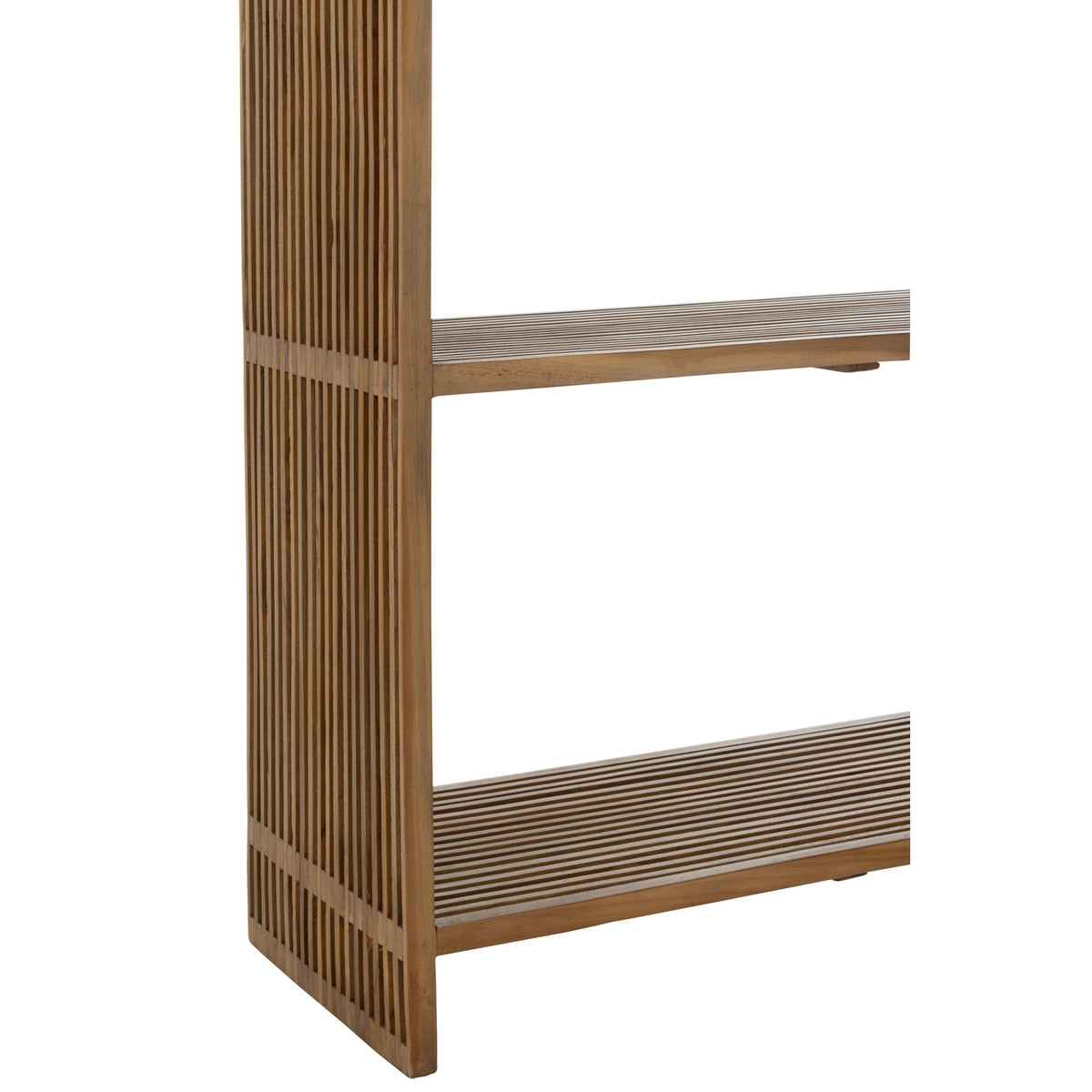 Libreria a 4 ripiani in teak riciclato naturale J-Line