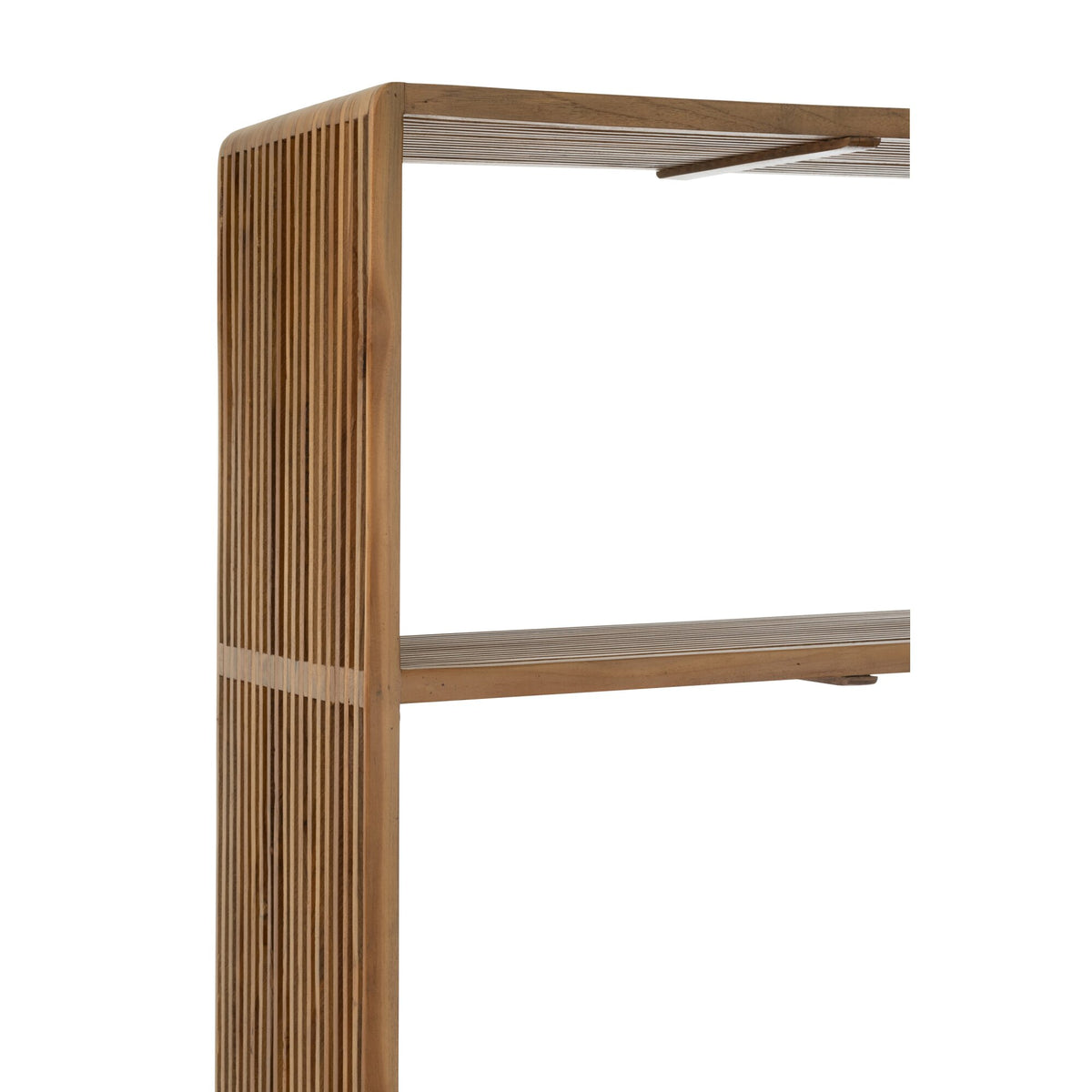 Libreria a 4 ripiani in teak riciclato naturale J-Line