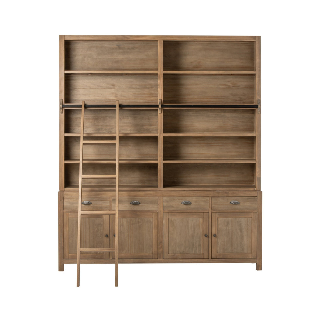 Libreria Blois in legno di pino naturale J-Line