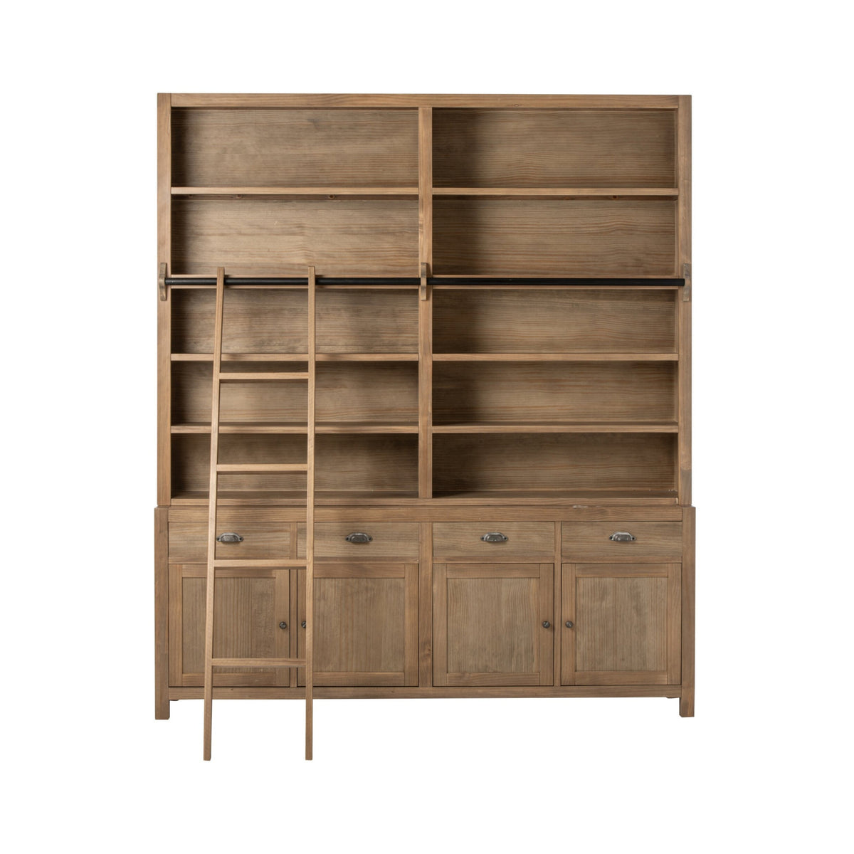 Libreria Blois in legno di pino naturale J-Line