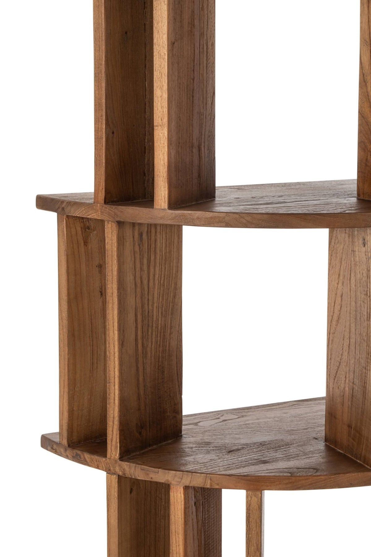 Libreria a semicerchio Mindi in legno naturale J-Line