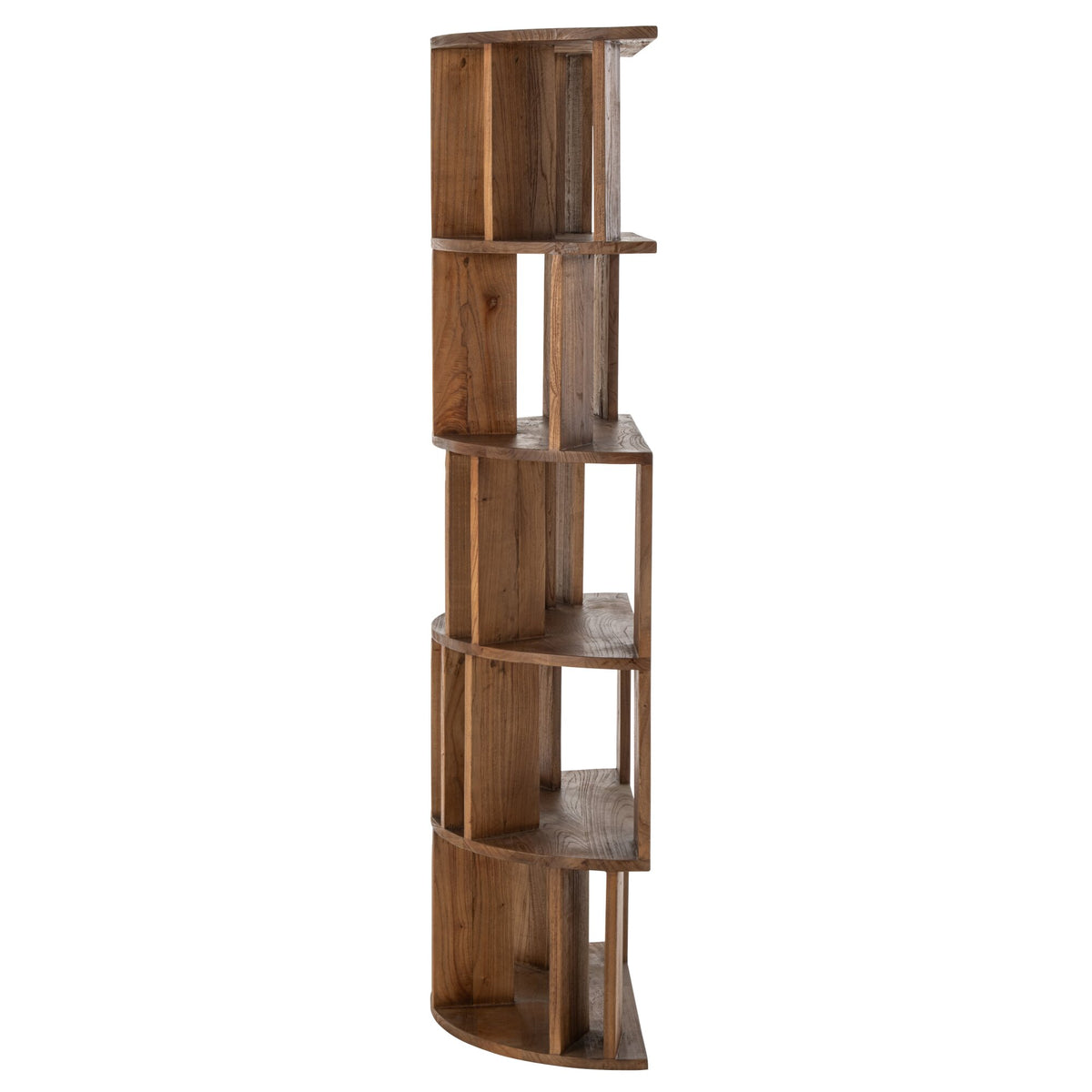 Libreria a semicerchio Mindi in legno naturale J-Line