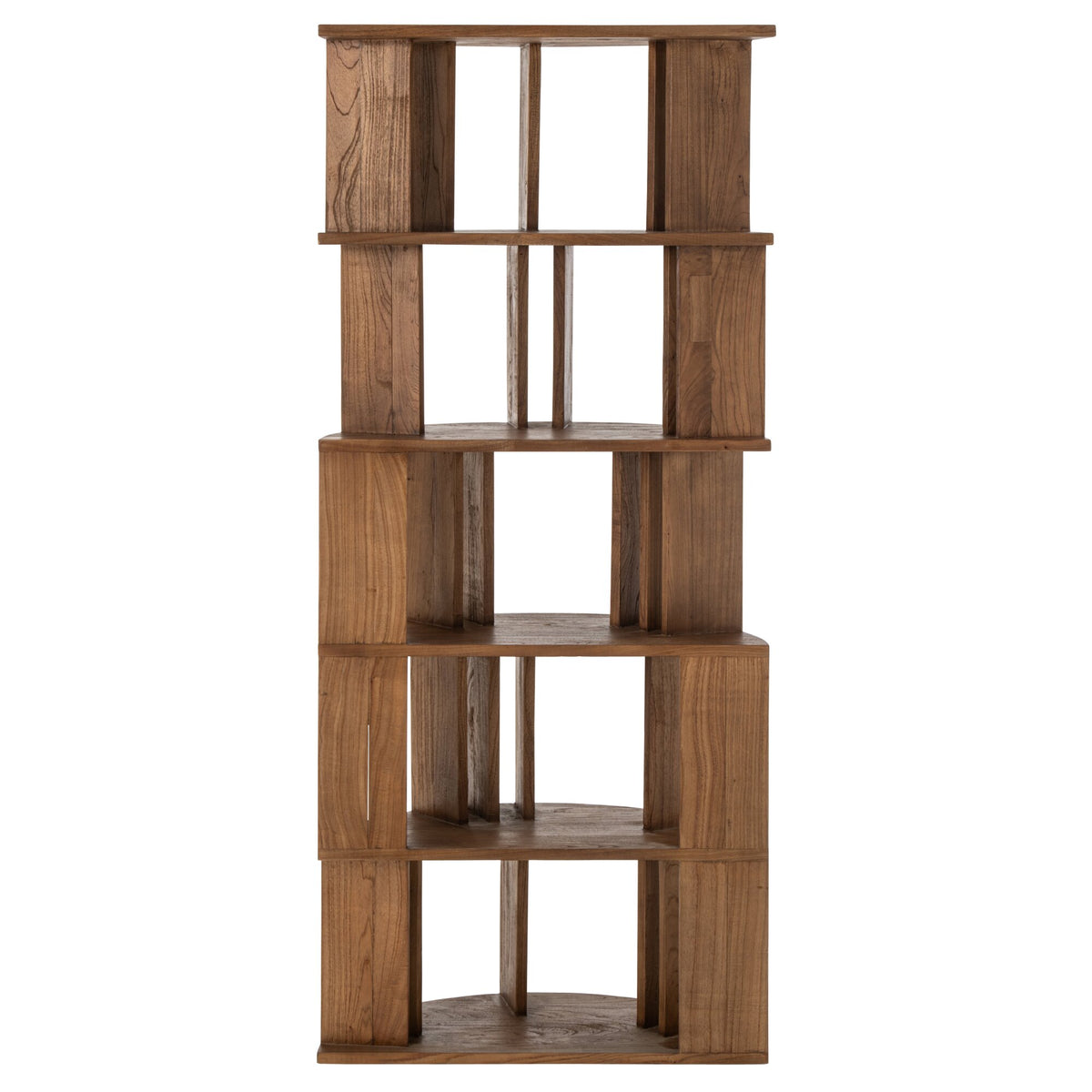 Libreria a semicerchio Mindi in legno naturale J-Line