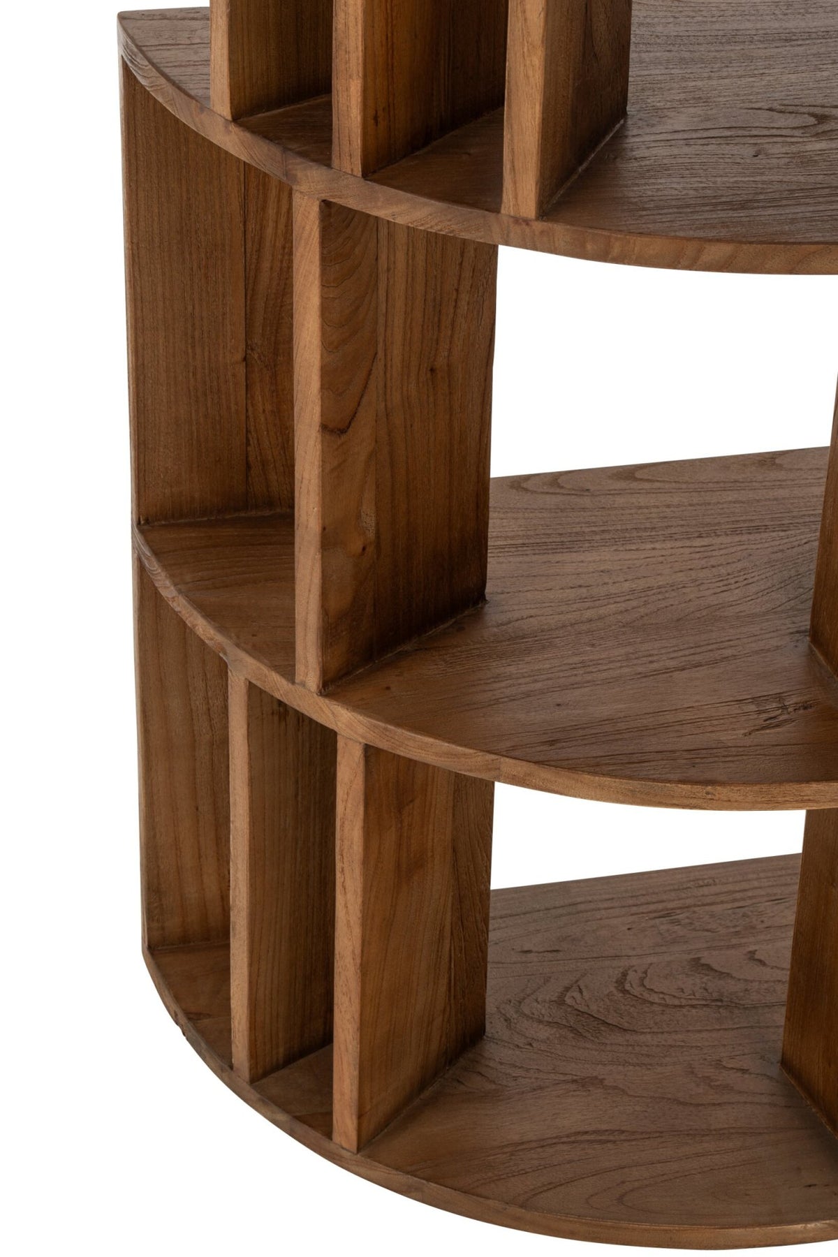 Libreria a semicerchio Mindi in legno naturale J-Line