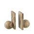 Boekensteun Marmer Beige J-Line - Boekensteun - J-Line - livinglovely.nl