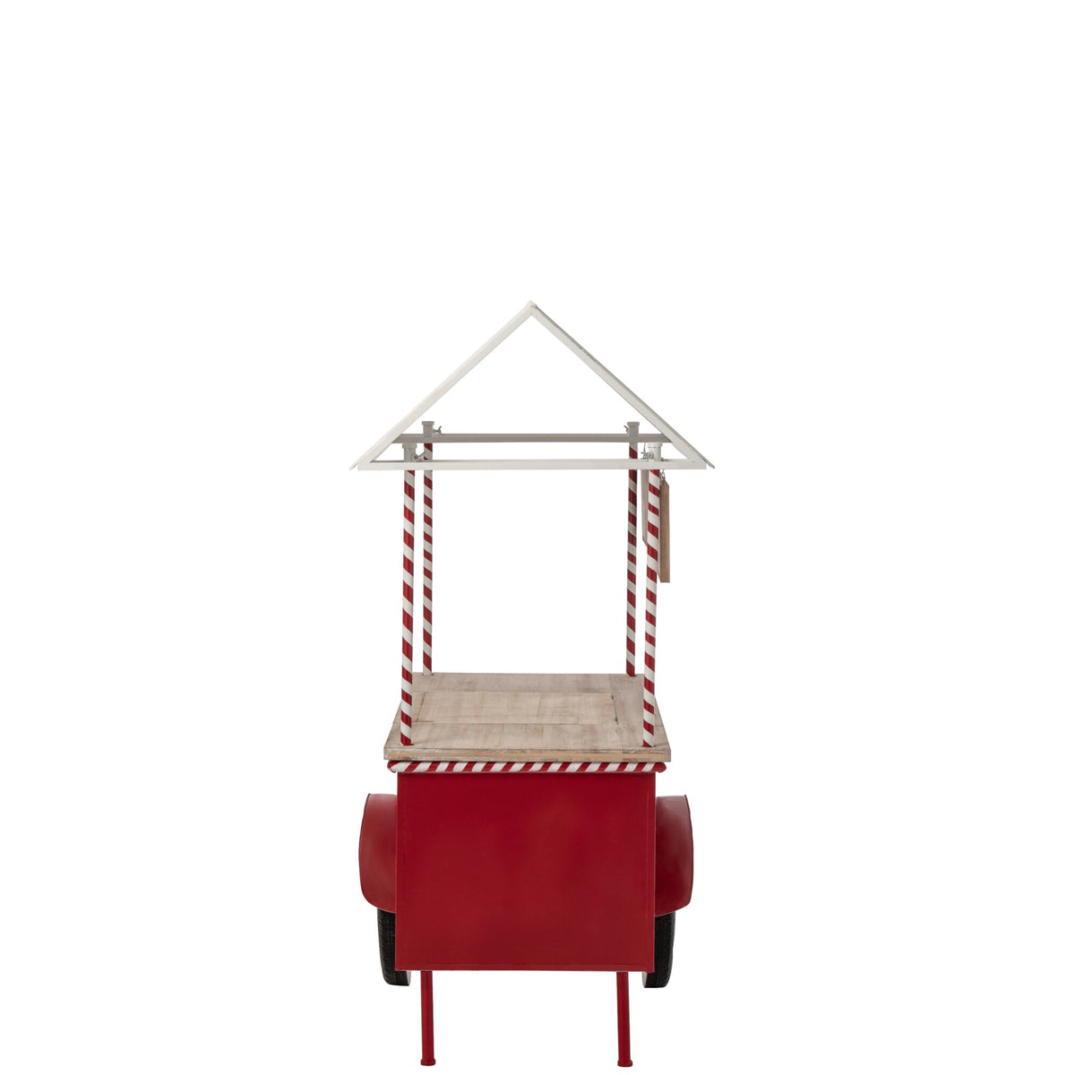 Buffet Kiosk Metallo Rosso/Bianco J-Line