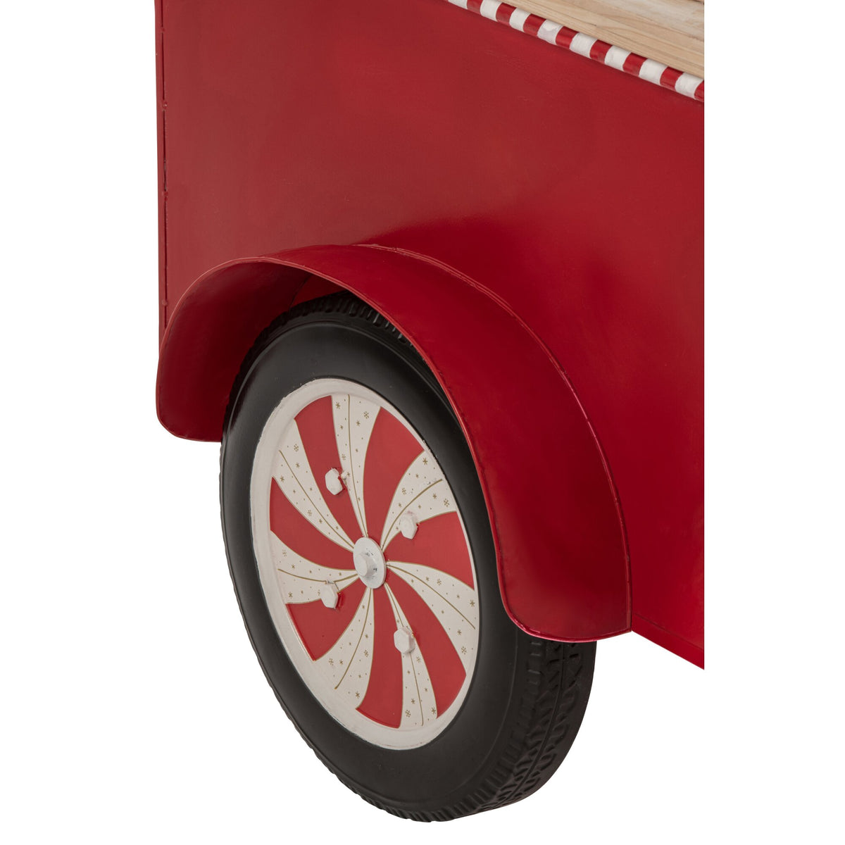 Buffet Kiosk Metallo Rosso/Bianco J-Line