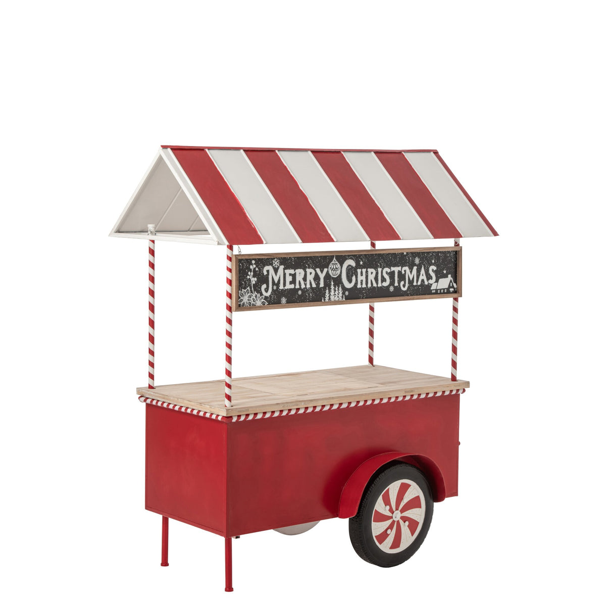 Buffet Kiosk Metallo Rosso/Bianco J-Line