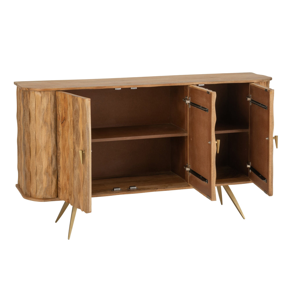 Credenza Curve Legno Naturale J-Line