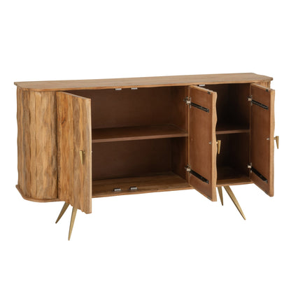 Credenza Curve Legno Naturale J-Line