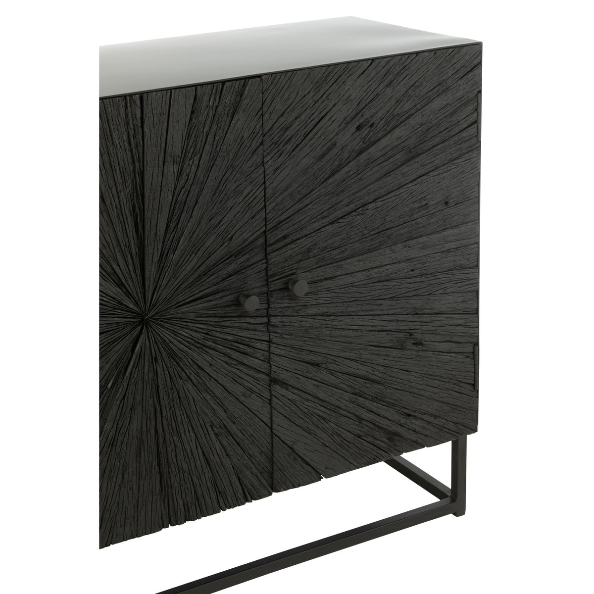 Credenza Shanil Legno/Ferro Nero J-Line