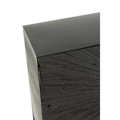 Credenza Shanil Legno/Ferro Nero J-Line