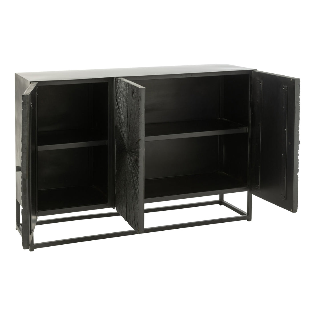 Credenza Shanil Legno/Ferro Nero J-Line