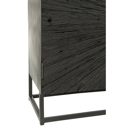 Credenza Shanil Legno/Ferro Nero J-Line