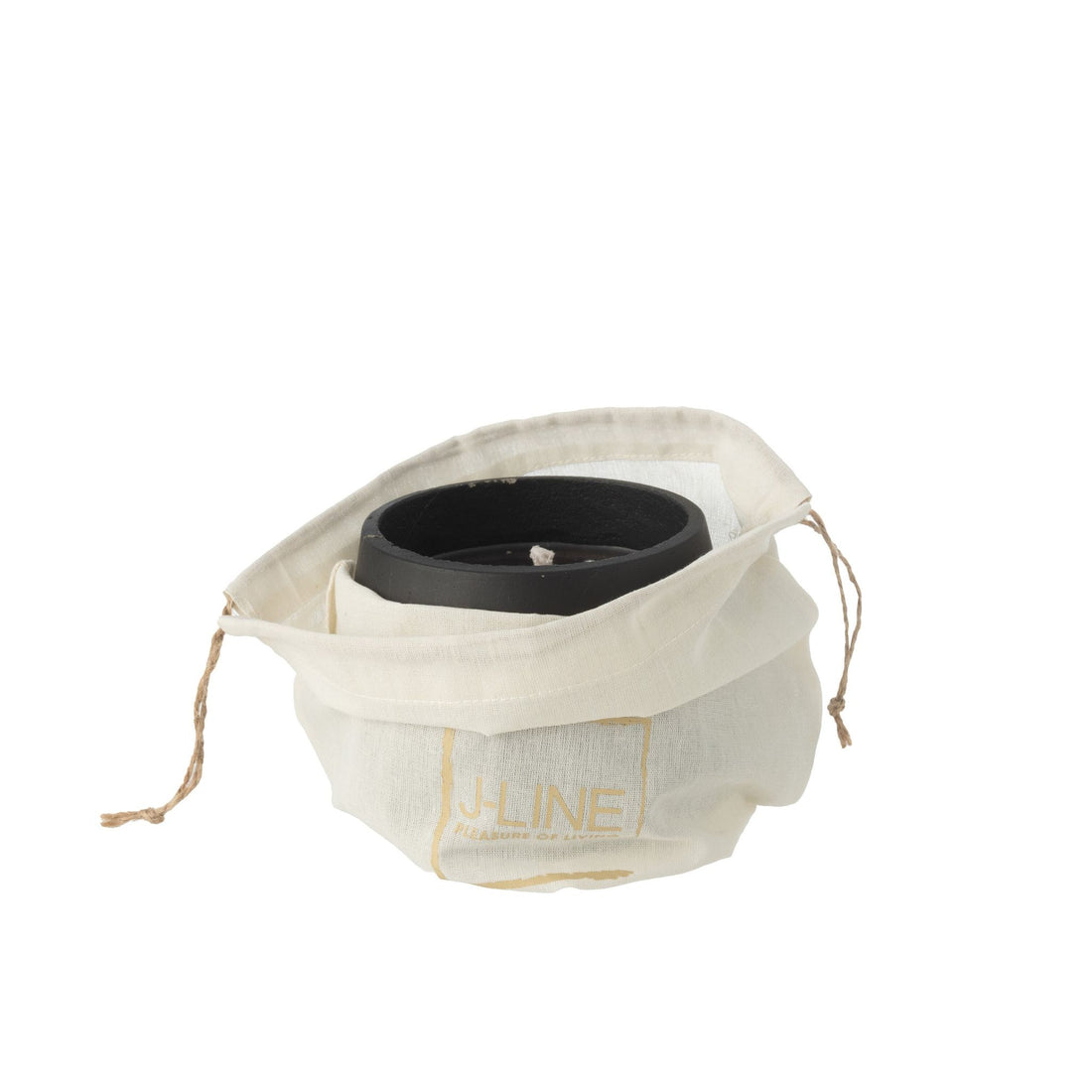 Buitenkaars Cement Zwart Small -18u