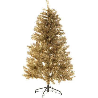 Christmas Tree Artificial Pvc Gold Colored Medium - - J-Line - livinglovely.nl