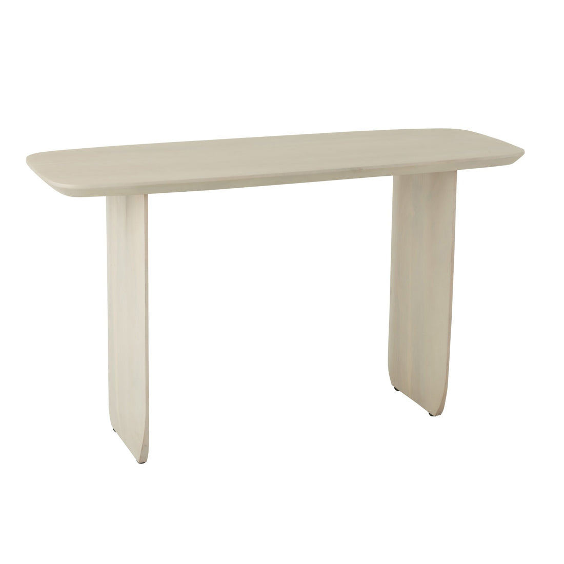 Consolle in legno di acacia bianco J-Line