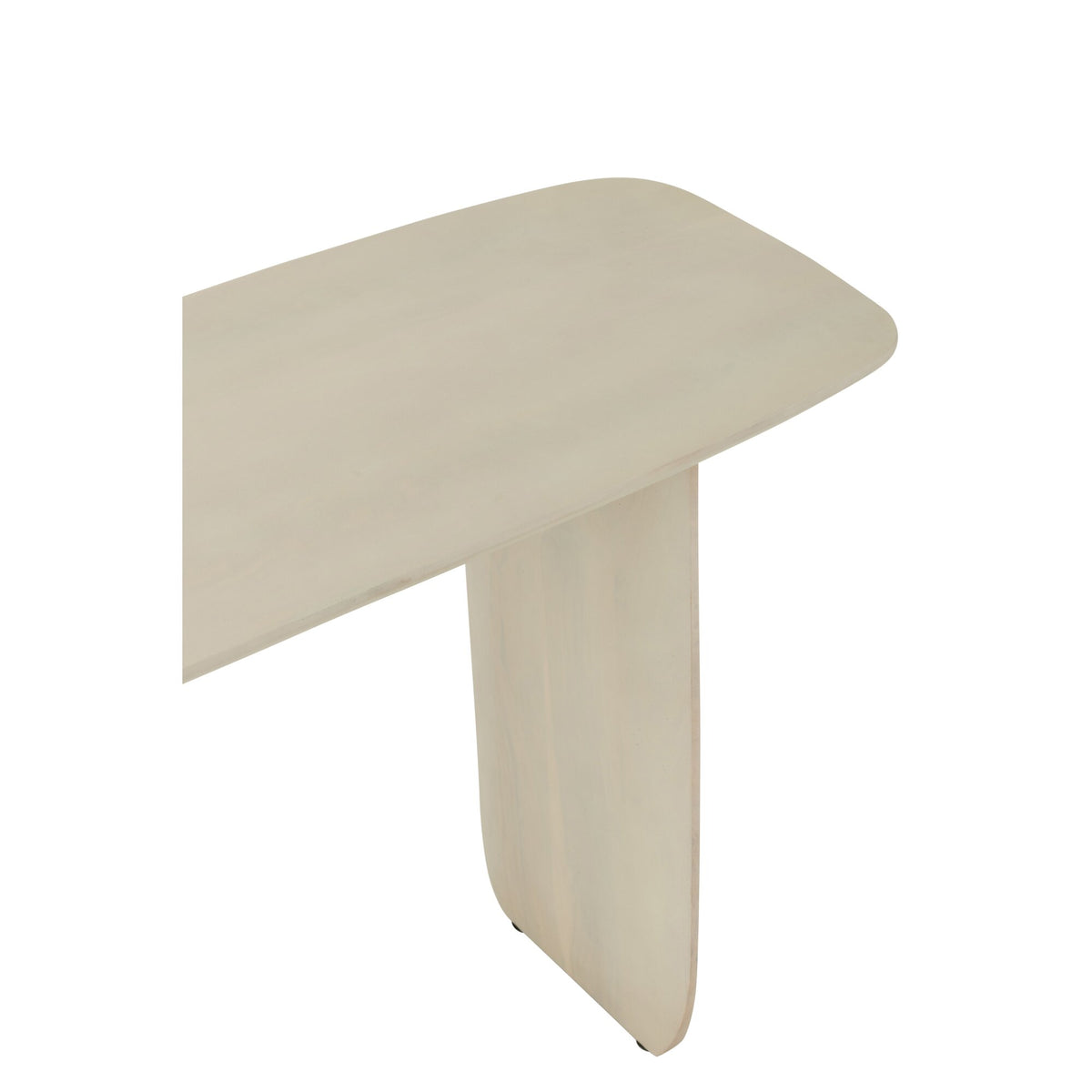 Consolle in legno di acacia bianco J-Line