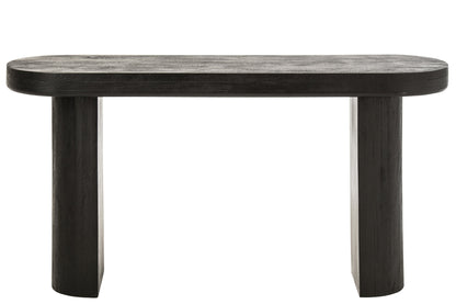 Consolle in legno di mango nero/naturale J-Line