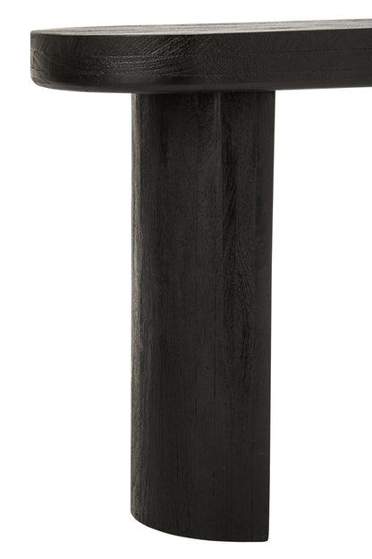 Consolle in legno di mango nero/naturale J-Line