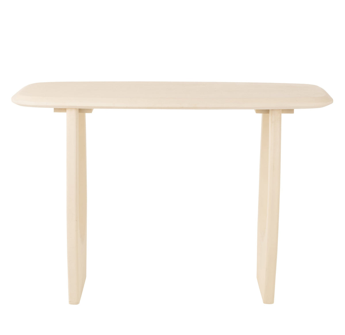 Console Mark Mangohout Wit - Sidetable - J-Line - livinglovely.nl