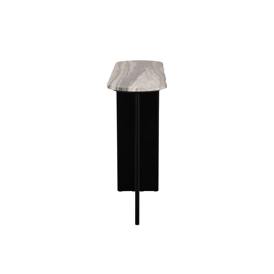 Consolle Mathilde Marmo Nero/Grigio J-Line
