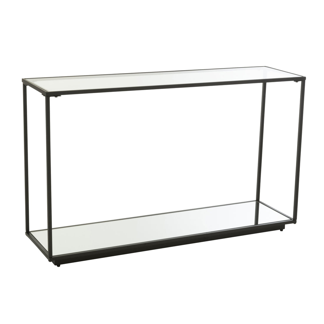 Consolle Metallo/Vetro Nero J-Line