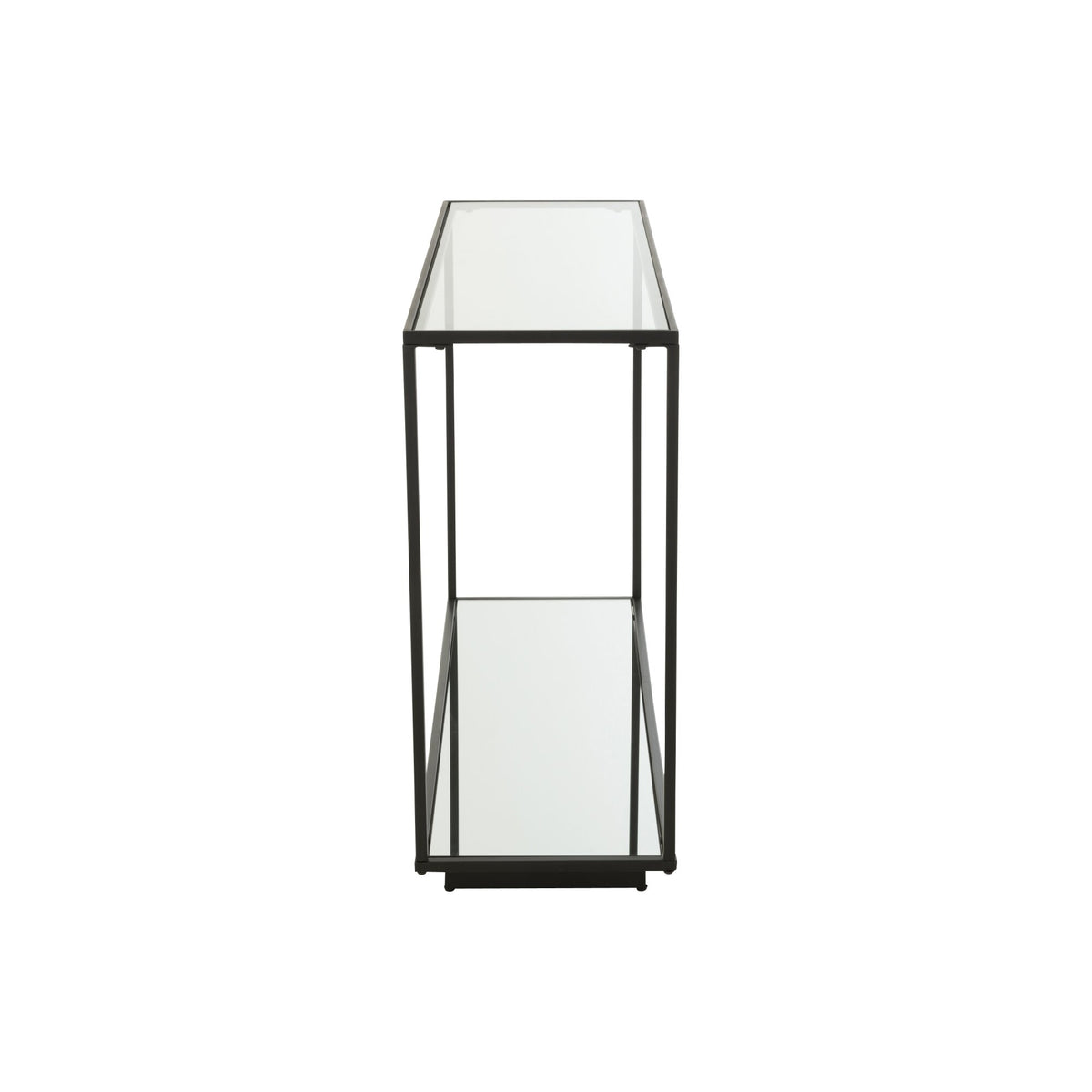 Consolle Metallo/Vetro Nero J-Line