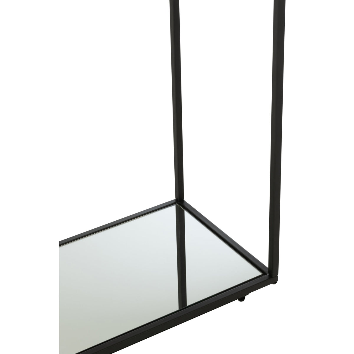 Consolle Metallo/Vetro Nero J-Line